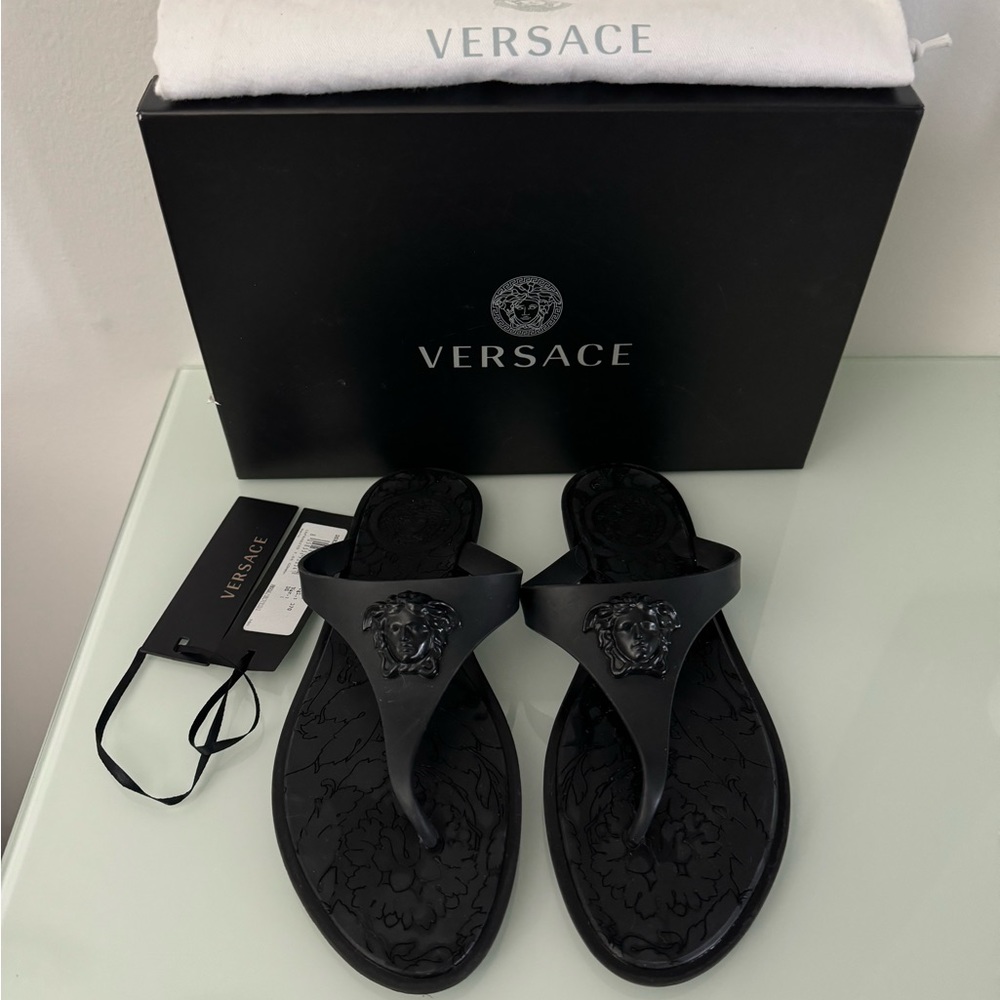 Authentic Versace Medusa sandals